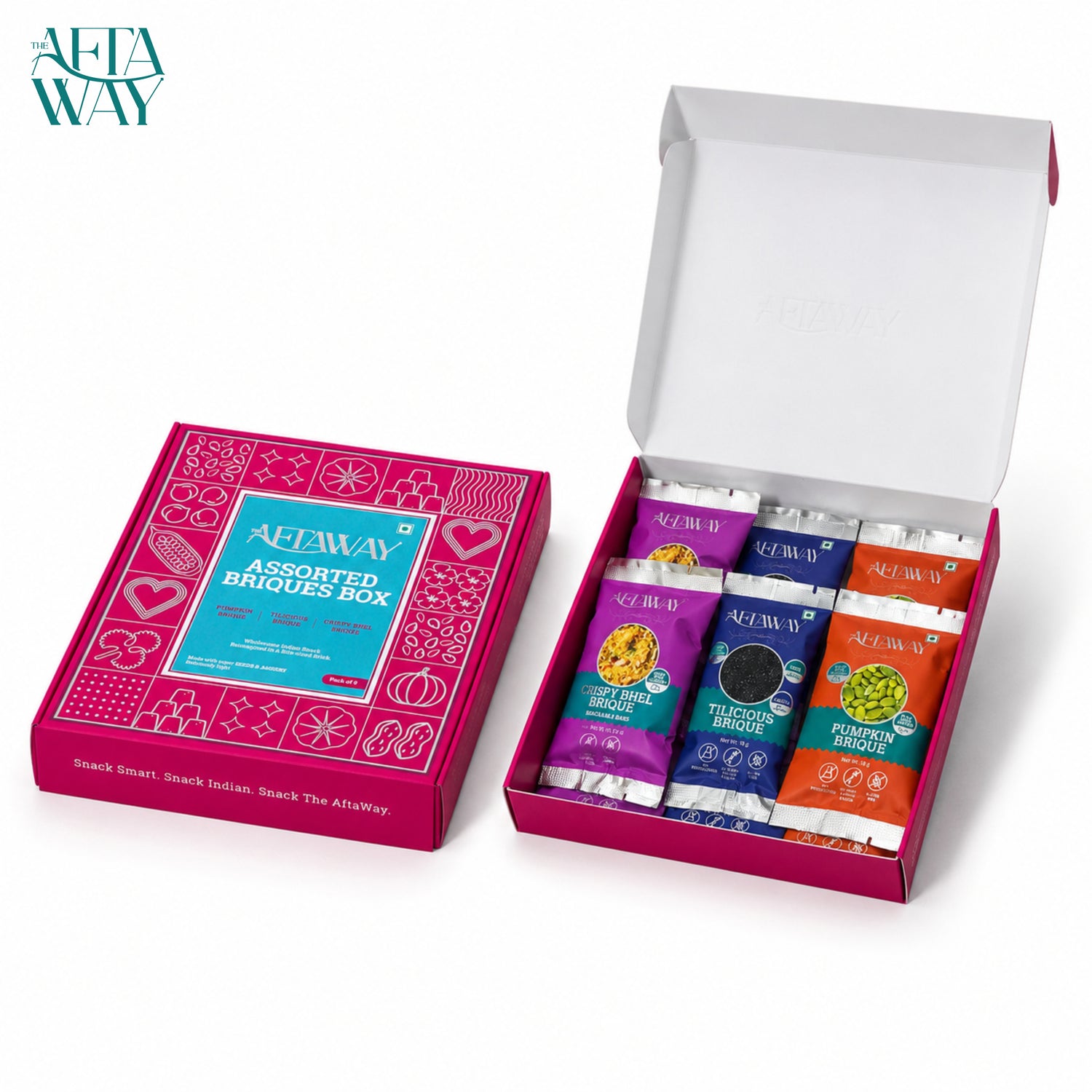 Assorted Brique Box – Pack of 9 (3 Briques Each of 3 Flavours)