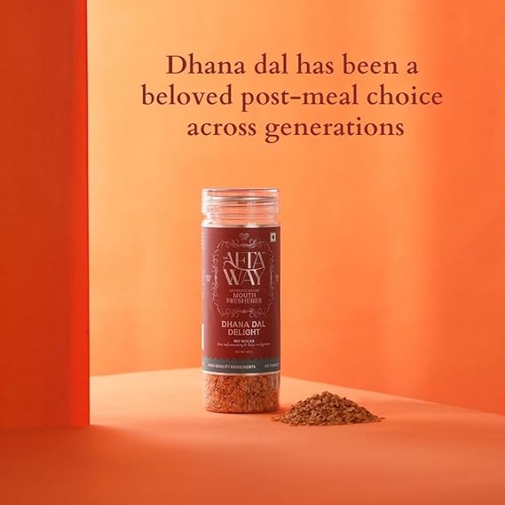 a  bottle of dhana dal delight